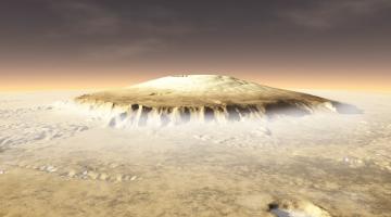 Молодые вулканы Марса могли поддерживать жизнь