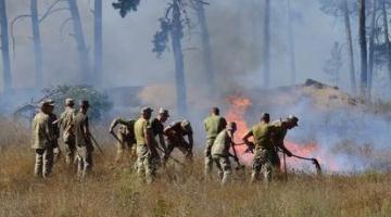 Из-за пожаров в Луганской области открыто уголовное производство