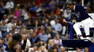 Серену Уильямс оштрафовали на 17 тысяч долларов за поведение в финале US Open